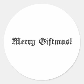 Adesivo Redondo Giftmas felizes!