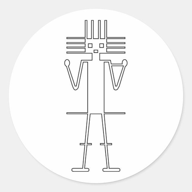 Adesivo Redondo Gigante de Atacama (Frente)