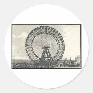Adesivo Redondo Gigante Ferris Wheel LONDON