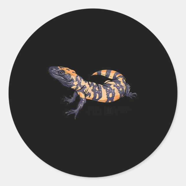 Adesivo Redondo Gila Monster (Frente)