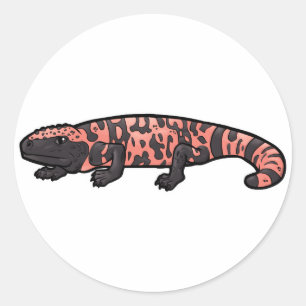 Adesivo Redondo Gila Monster