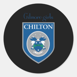 Adesivo Redondo Gilmore Chilton Crest
