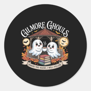 Adesivo Redondo Gilmore Ghouls Onde Você Assenta11