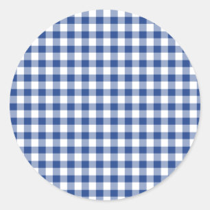 Adesivo Redondo Ginga Clássica Azul Verdadeiro