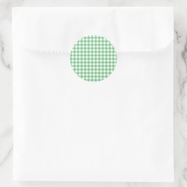 Adesivo Redondo Ginga Clássica Verde de Verão  (Bolsa)