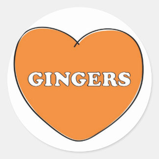 Adesivo Redondo Ginger Love