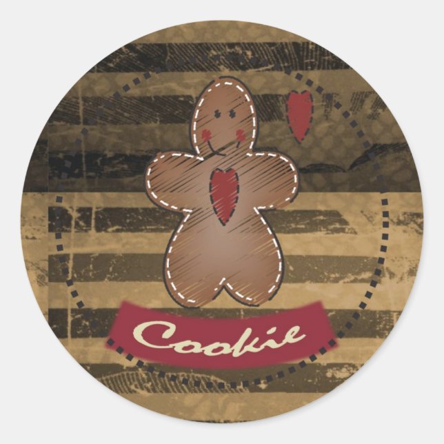 Adesivo Redondo Gingercake Cookie Seals (Frente)
