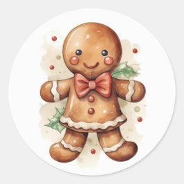 Adesivo Redondo Gingercake Cookies Stickers