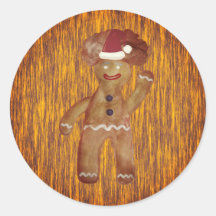 Gingercake Man Papai noel Sticker