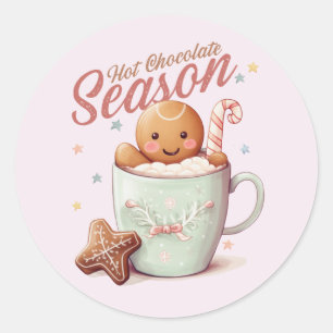 Adesivo Redondo Gingercake Man Stickers