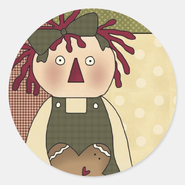 Adesivo Redondo Gingerpão Delights: Stickers (Frente)