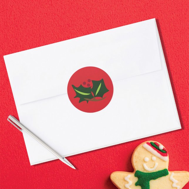 Adesivo Redondo Gingerpão Holly Multicolor (Criador carregado)