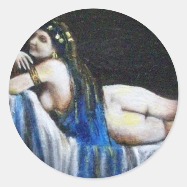 ADESIVO REDONDO GIPSY BLUE (Frente)