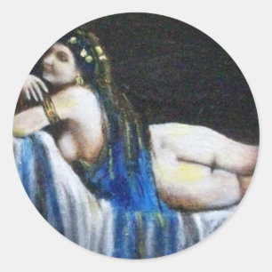 ADESIVO REDONDO GIPSY BLUE