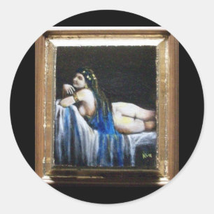 ADESIVO REDONDO GIPSY BLUE