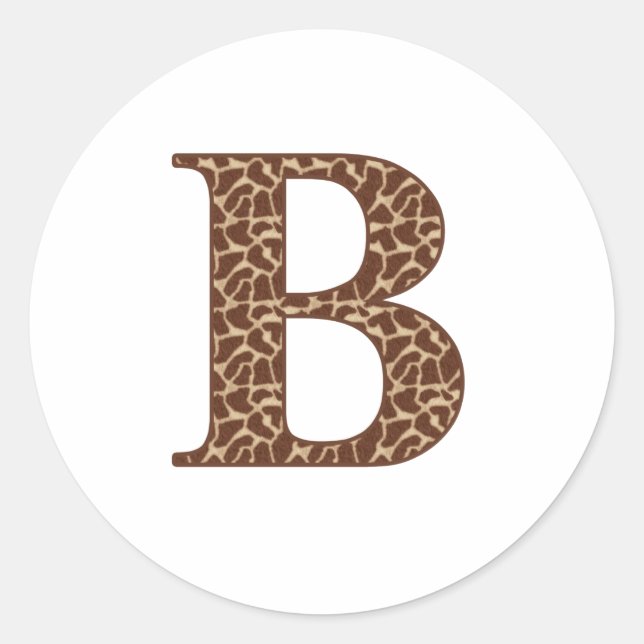 Adesivo Redondo Giraffe A (Frente)