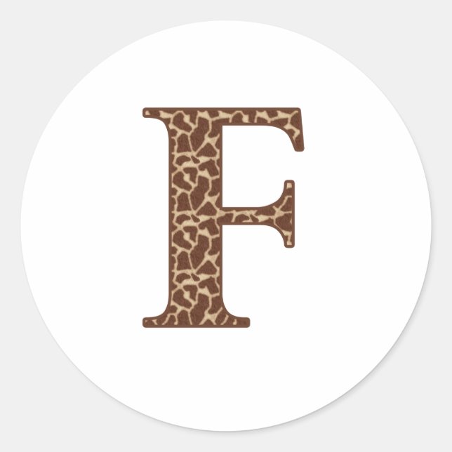 Adesivo Redondo Giraffe F (Frente)