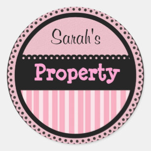 Adesivo Redondo Girlie Stickers Personalizados