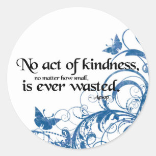 Adesivo Redondo giro da borboleta gentil