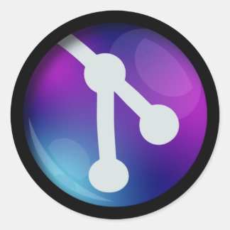 Adesivo Redondo GitLens Sticker