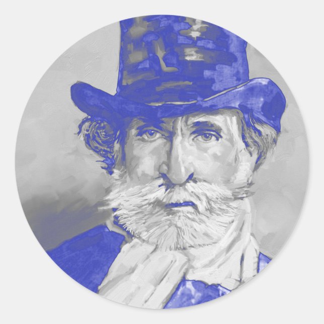 Adesivo Redondo Giuseppe Verdi (Frente)