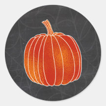 Giz Pombo de Outono Laranja Brilhante Giz de Teia 