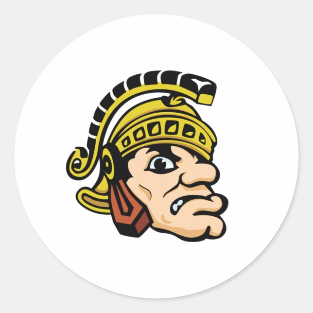 Adesivo Redondo Gladiador (Frente)