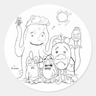 Adesivo Redondo Gladys Goomergutts