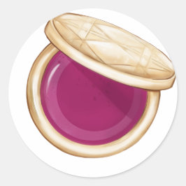 Adesivo Redondo Glam Fashion Show