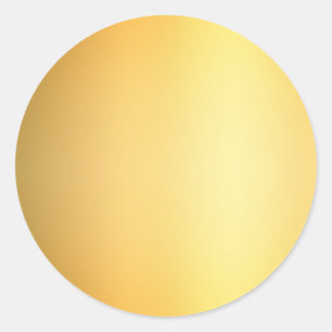 Adesivo Redondo Glamoroso Elegante Faux - Modelo do Vazio Dourado