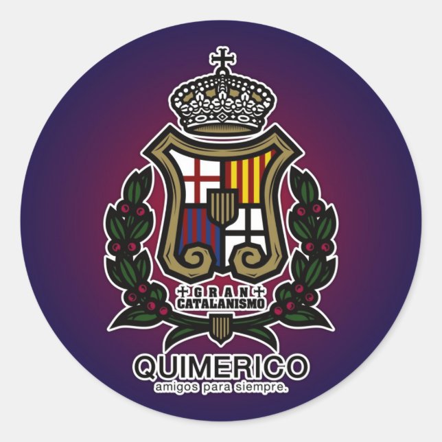 ADESIVO REDONDO GLAN CATALANISMOシール (Frente)