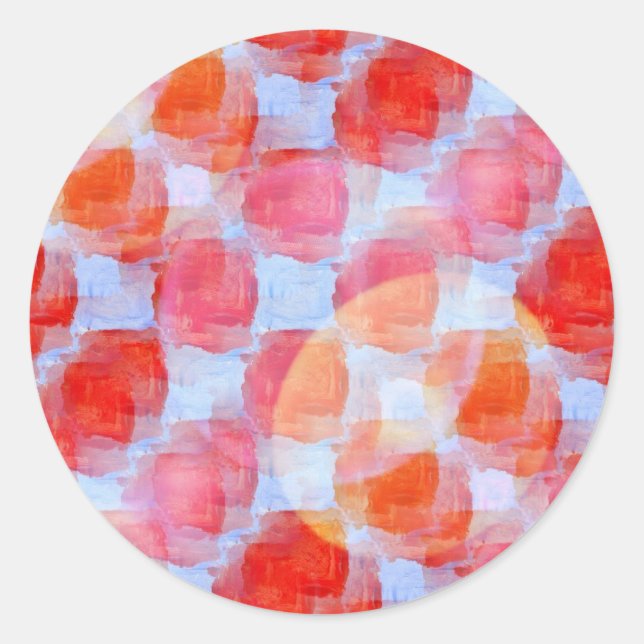 Adesivo Redondo Glare de fundo de textura design (Frente)