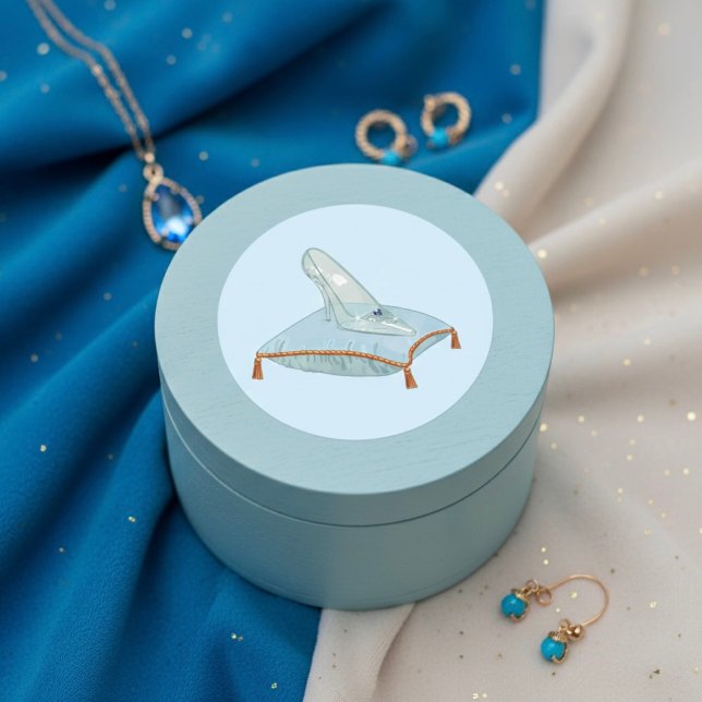 Adesivo Redondo Glass Slipper (Criador carregado)