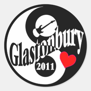 Adesivo Redondo Glastonbury