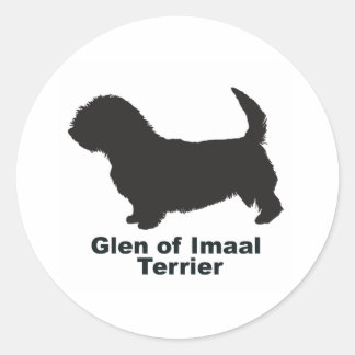 Adesivo Redondo Glen of Imaal Terrier