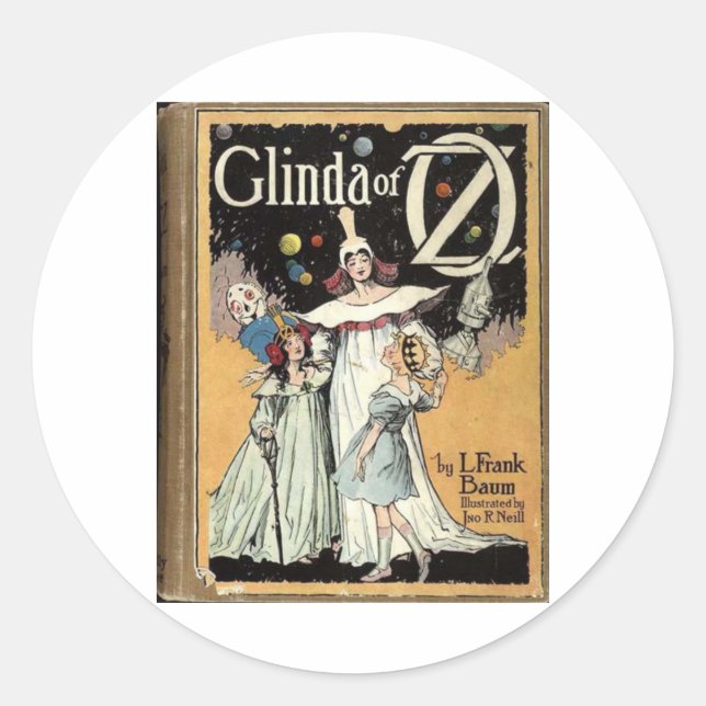 Adesivo Redondo Glinda De Oz (Frente)