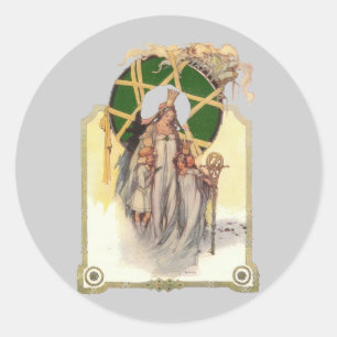 Adesivo Redondo Glinda, Dorothy & Ozma