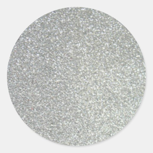 Adesivo Redondo Glitter (Frente)