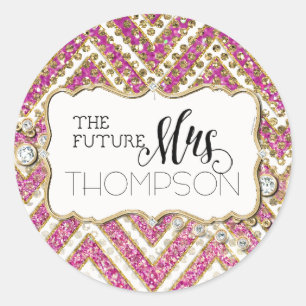 Adesivo Redondo Glitter Glitter Glitter Glitter com Grelha em chá