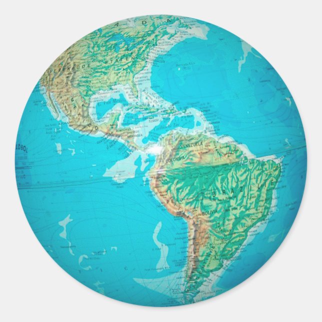 Adesivo Redondo Globo (Frente)