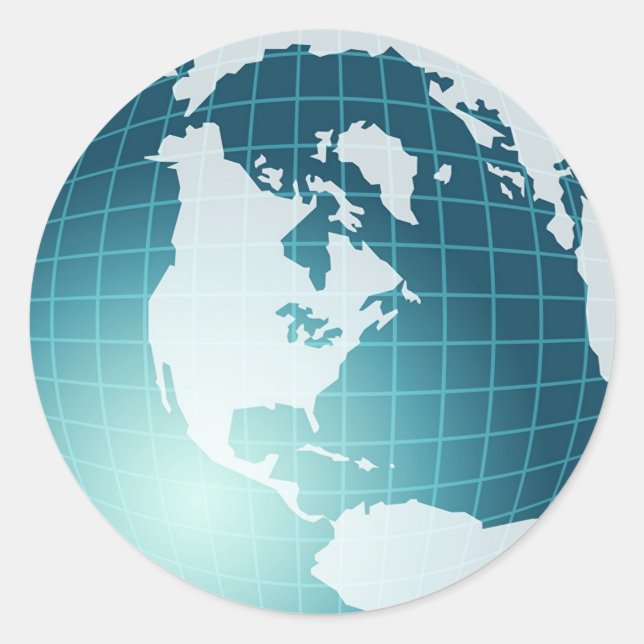 Adesivo Redondo Globo (Frente)