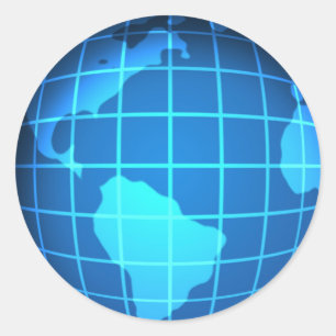 Adesivo Redondo Globo