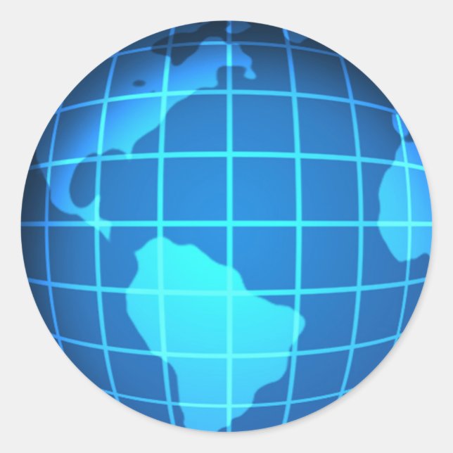 Adesivo Redondo Globo (Frente)