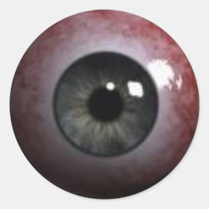 Adesivo Redondo globo ocular mau