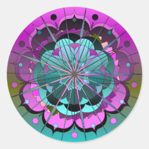 Adesivo Redondo Glória Celestial2