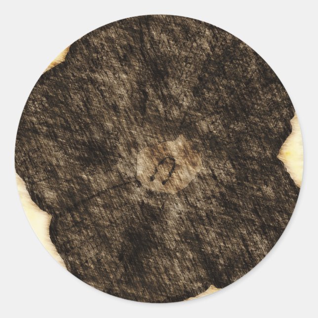 Adesivo Redondo Glória da Manhã - Desenho da Velha Hora (Frente)