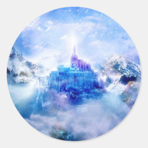 Adesivo Redondo Glória da Nova Jerusalém