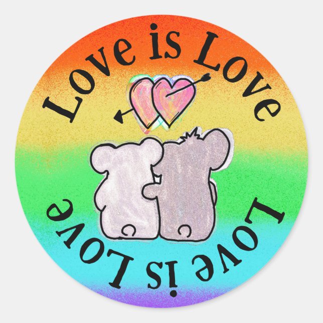 Adesivo Redondo GLS Koala (Frente)