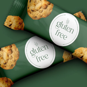 Adesivo Redondo Gluten Free Sticker