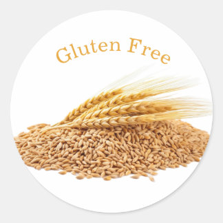 Adesivo Redondo Gluten Free Stickers